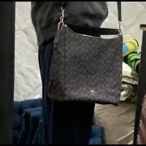 Coach-never used but no tags- hardware is silver-hand held or shoulder